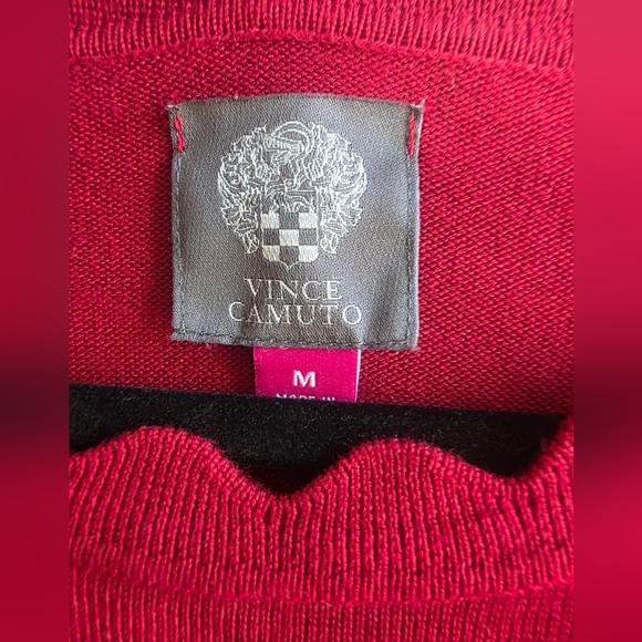 Vince Camuto - Red Long Sleeve Dress - Size Medium - Picture 4 of 5